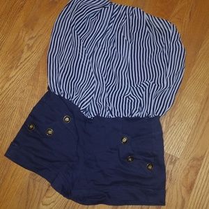 A'GACI Nautical Tube Romper